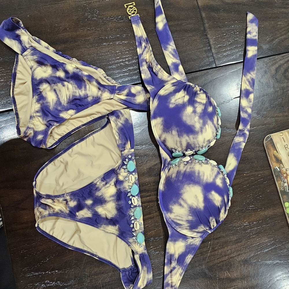 Victoria secret bombshell bikini with matching cover up